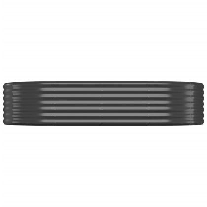 Градинска повдигната леха поцинкована стомана антрацит