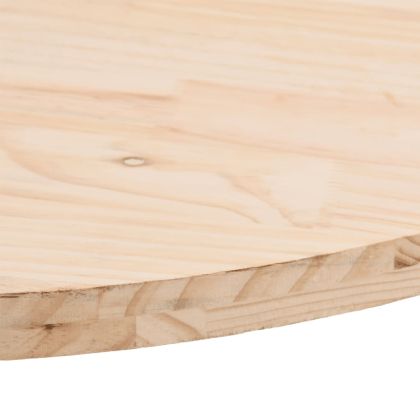 Плот за маса 60x30x2,5 см, масивна дървесина, бор, овален