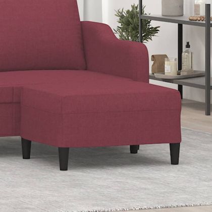 Табуретка, виненочервена, 70x55x41 см, плат