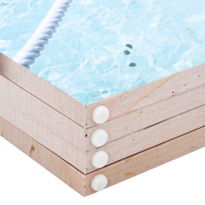 Сгъваем параван за стая, 160x170 см, плаж