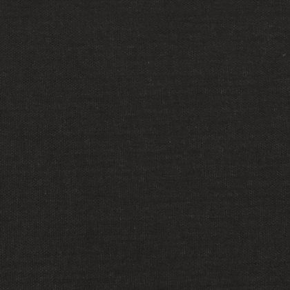 3-местен диван с табуретка, черен, 180 см, плат