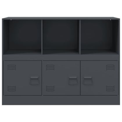 Бюфет, антрацит, 99x39x73 см, стомана