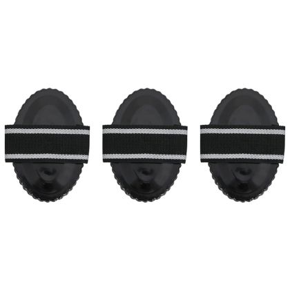 Гребени за разресване, 3 бр, черен, стомана