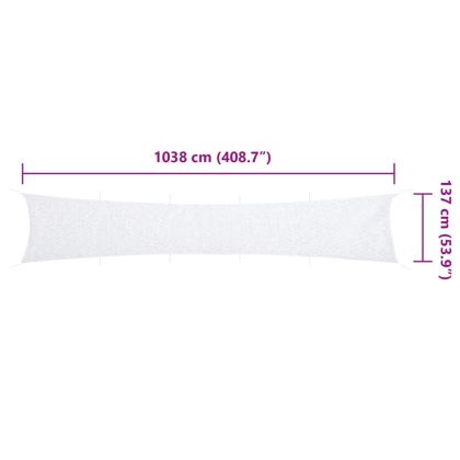 Камуфлажна мрежа с чанта за съхранение, 1038x137 см, бял