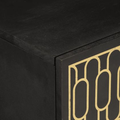 Нощни шкафчета, 2 бр, 40x33x46 см, манго масив