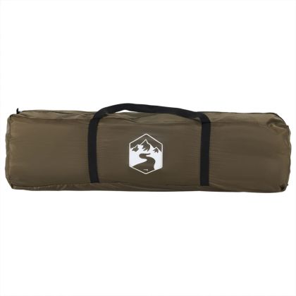 Риболовна палатка за 4 души, масленозелена, водоустойчива