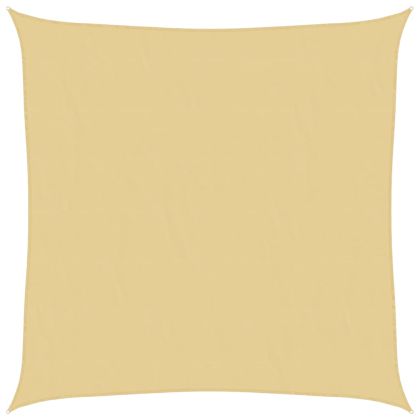 Слънцезащитно платно пясъчно 4x4 м 100% полиестер Оксфорд
