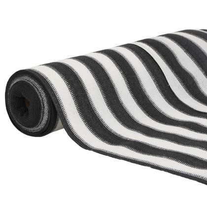 Засенчваща мрежа антрацит и бяло 2x25 м HDPE 150 г/м²