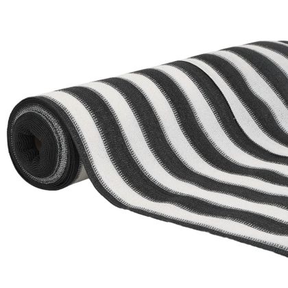 Засенчваща мрежа антрацит и бял 2x10 м HDPE 195 г/м²