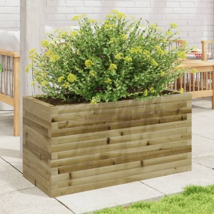 Градинска кашпа 90x40x45,5 см импрегниран бор
