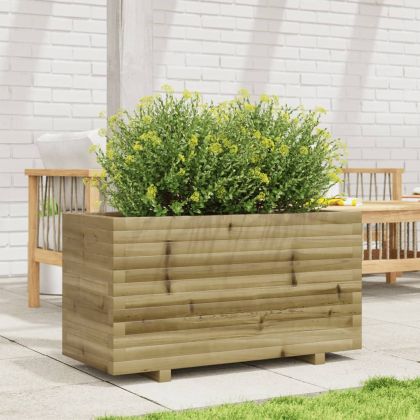 Градинска кашпа 90x40x49,5 см импрегниран бор