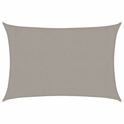 Платно-сенник, 160 г/м², правоъгълно, светлосиво, 3x4,5 м, HDPE