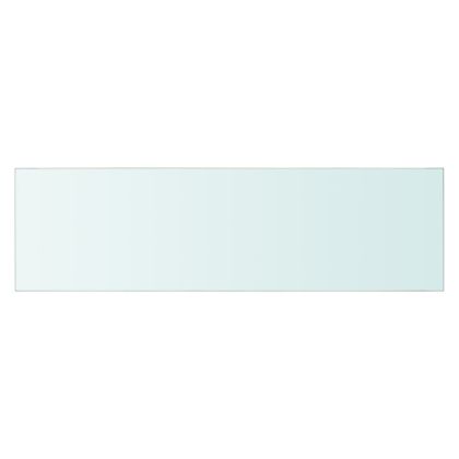 Рафтове, 2 бр, панели прозрачно стъкло, 70x20 см