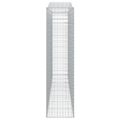 Габионни кошници арка 8 бр 400x50x200/220 см поцинковано желязо