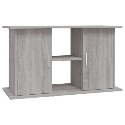 Поставка за аквариум, сив сонома, 101x41x58 см, инженерно дърво