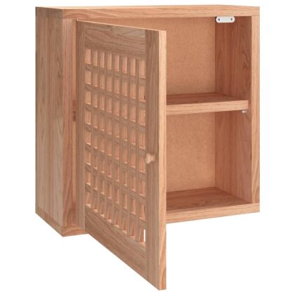 Стенен шкаф 42x18x42 см орехово дърво масив