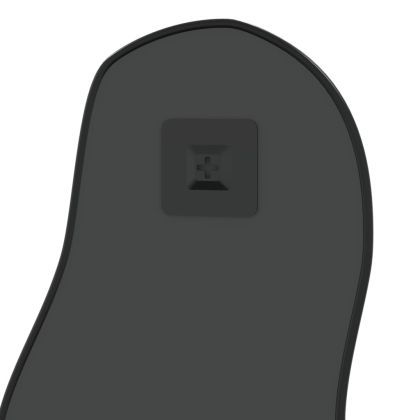 Стенно огледало черно 90x40 см