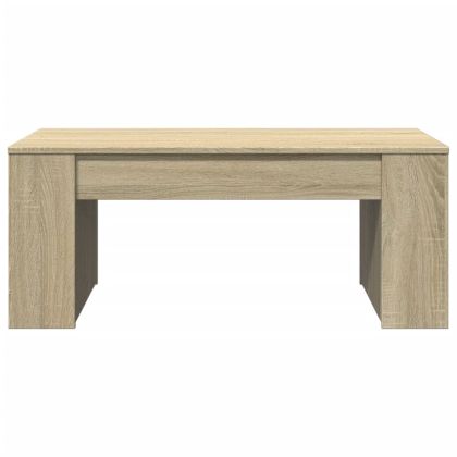Кафе маса, дъб сонома, 102x55x42 см, инженерно дърво
