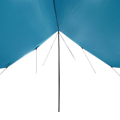 Брезент за къмпинг, син, 460x305x210 см, водоустойчив
