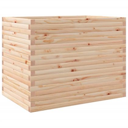Градинска кашпа 90x60x68,5 см масивна борова дървесина