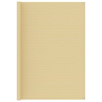 Килим за палатка, бежов, 250x200 см, HDPE