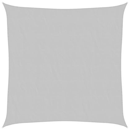 Слънцезащитно платно светлосиво 3x3 м 100% полиестер Оксфорд