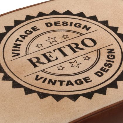 Бар табуретки 2 бр тъмнокафяви 44x37,5x78 см