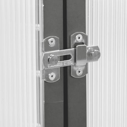 Оранжерия с основа рамка антрацит 445x169x195 см алуминий