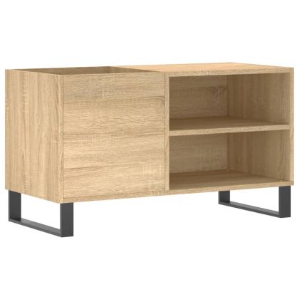 Шкаф за винилови плочи сонома дъб 85x38x48 см инженерно дърво