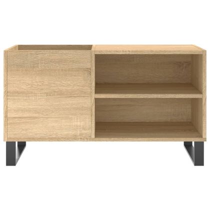 Шкаф за винилови плочи сонома дъб 85x38x48 см инженерно дърво
