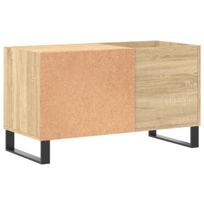 Шкаф за винилови плочи сонома дъб 85x38x48 см инженерно дърво
