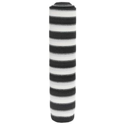 Засенчваща мрежа антрацит и бяло 1,8x10 м HDPE 75 г/м²