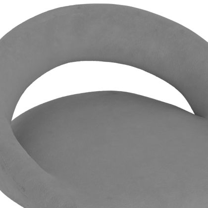 Бар табуретки, 2 бр, светлосиви, кадифе