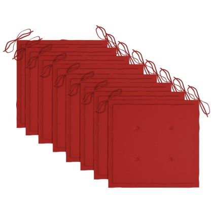 Градински столове с възглавници, 8 бр, акация масив, сиви