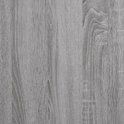 CD стенен рафт, сив сонома, 100x18x18 см, инженерно дърво