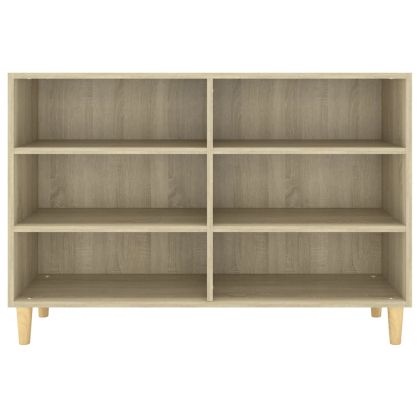 Сайдборд, дъб сонома, 103,5x35x70 см, инженерно дърво