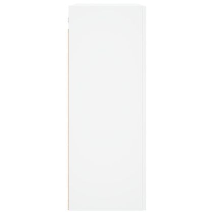 Стенен шкаф бял 69,5x34x90 см