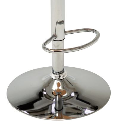 Бар табуретки, 2 бр, черни, извито дърво и изкуствена кожа