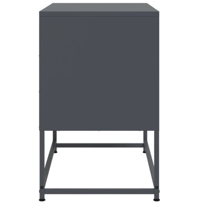ТВ шкаф, антрацит, 68,5x39x60,5 см, стомана