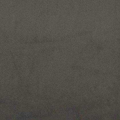 Релаксиращ стол, тъмносив, кадифе