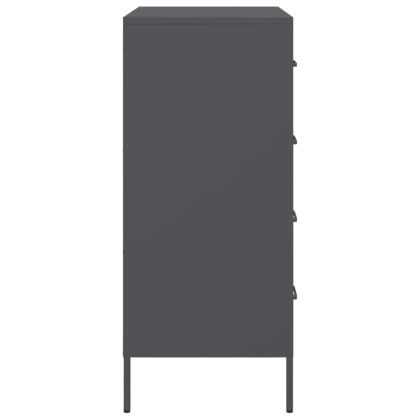 Бюфет, антрацит, 68x39x89 см, стомана