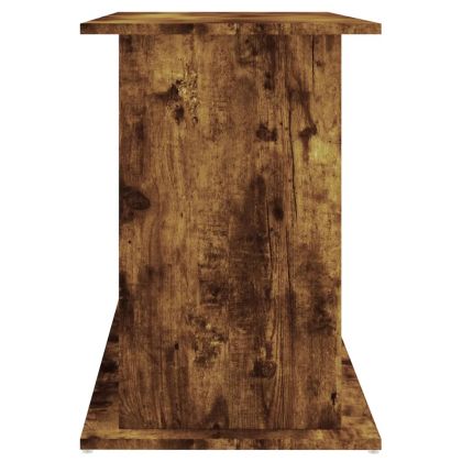Поставка за аквариум, опушен дъб, 101x41x58 см, инженерно дърво
