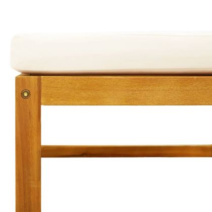 Градински комплект от 3 дивана с възглавници, дърво, акация и ратан