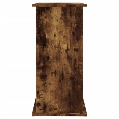 Поставка за аквариум, опушен дъб, 81x36x73 см, инженерно дърво