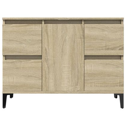 Шкаф за мивка, дъб сонома, 80x33x60 см, инженерно дърво