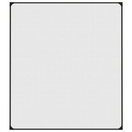 Магнитна мрежа против насекоми за прозорци, антрацит, 120x140см