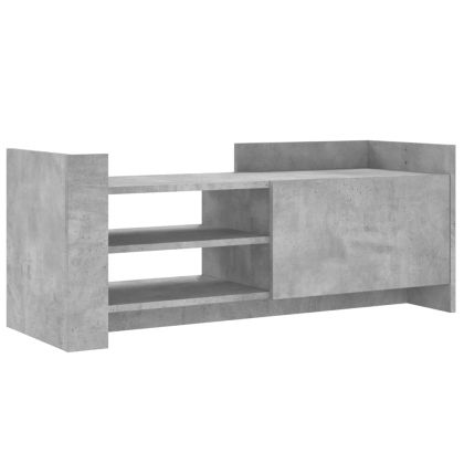 ТB шкаф, сив, 100x35x40 см, инженерно дърво