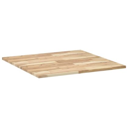 Плот за маса квадратен 80x80x2 см масивна акация
