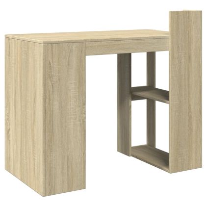 Офис бюро, дъб сонома, 103,5x56,5x94 см, инженерно дърво