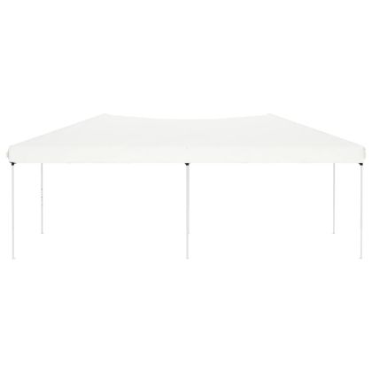Сгъваема парти палатка, бяла, 3x6 м